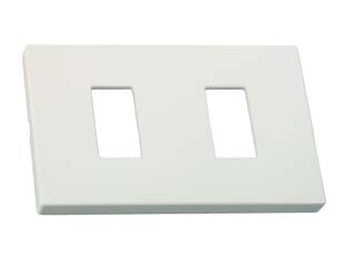 PLACCA 2 POSTI VENUS- - mm.115x80h. (1862.2F.B) - 20 pezzi MARLANVIL