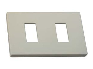 PLACCA 2 POSTI VENUS- - mm.115x80h. - (1862.2F) - 20 pezzi MARLANVIL