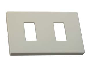 PLACCA 2 POSTI VENUS- - mm.115x80h. - (1862.2F) - 20 pezzi MARLANVIL