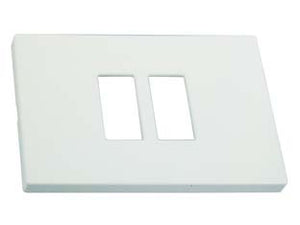 PLACCA 2 POSTI RAVVICINATI VENUS- - mm.115x80h. - (1867.2F.B.) - 20 pezzi MARLANVIL