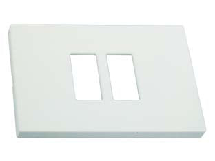 PLACCA 2 POSTI RAVVICINATI VENUS- - mm.115x80h. - (1867.2F.B.) - 20 pezzi MARLANVIL