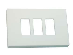 PLACCA 3 POSTI VENUS- - mm.115x80h. - (1863.3F.B.) - 20 pezzi MARLANVIL