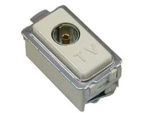 PRESA TV/SAT COASSIALE VENUS- - ø mm.9,5 terminale (7072) - 6 pezzi MARLANVIL