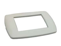 PLACCA 3 POSTI MILLENNIUM BIANCA- - 3 posti - mm.123x84h.(7843.T.B) - 15 pezzi MARLANVIL