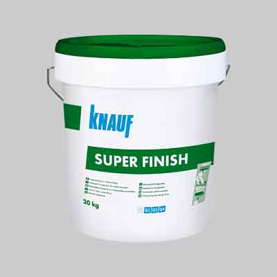 STUCCO IN PASTA 'SUPER FINISH' KNAUF 6 kg - KNAUF