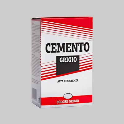 CEMENTO GRIGIO 5 kg - 4 pezzi