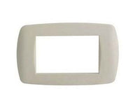 PLACCA 4 POSTI MILLENNIUM AVORIO  4 posti  mm.148x84h. (7844.TA)    MARLANVIL