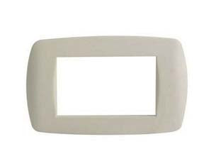 PLACCA 4 POSTI MILLENNIUM AVORIO  4 posti  mm.148x84h. (7844.TA)    MARLANVIL