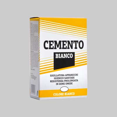 CEMENTO BIANCO 5 kg - 4 pezzi