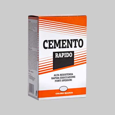 CEMENTO RAPIDO BIANCO 5 kg - 4 pezzi