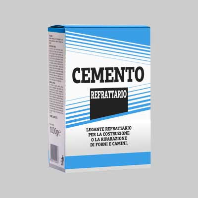 CEMENTO REFRATTARIO 1 kg - 12 pezzi