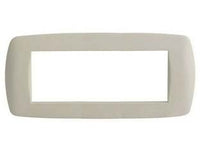 PLACCA 6 POSTI MILLENNIUM AVORIO  6 posti  mm.199x84h. (7846.TA)    MARLANVIL