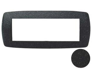 PLACCA 6 POSTI MILLENNIUM NERO FLASH  6 posti  mm.199x84h. (7846.T.N)    MARLANVIL