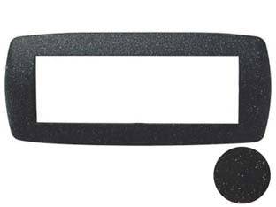 PLACCA 6 POSTI MILLENNIUM NERO FLASH  6 posti  mm.199x84h. (7846.T.N)    MARLANVIL