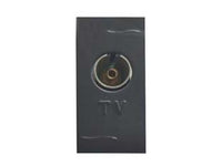 PRESA TV/SAT COASSIALE ONDA- - ø mm.9,5 diretta (7758) - 6 pezzi MARLANVIL