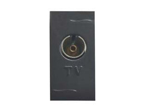 PRESA TV/SAT COASSIALE ONDA- - ø mm.9,5 diretta (7758) - 6 pezzi MARLANVIL