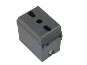 PRESA SICUREZZA BIVALENTE ARC- - 2 poli+terra 10/16A alveoli ø mm.4/5 (7879) - 6 pezzi MARLANVIL