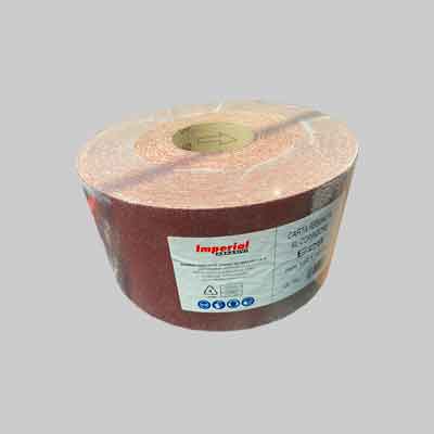 CARTA ABRASIVA 'E 28' Grana 60 - rotolo mm 120x50 mt - 50 metrilineari- IMPERIAL ABRASIVI