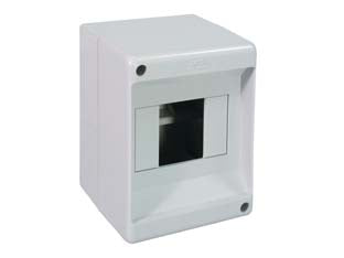 CENTRALINO DA PARETE SENZA SPORTELLO IP40- - mm.100x90x135h. per 2/4 moduli - 8W - (90.04) - 5 pezzi MARLANVIL