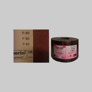 TELA ABRASIVA 'IMJ' Grana 80 - rotolo mm 120x25 mt - IMPERIAL ABRASIVI