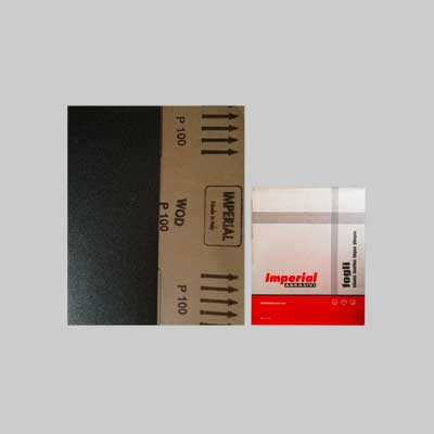FOGLIO ABRASIVO 'WOD' Grana 500 - mm 230x280 - 100 pezzi- IMPERIAL ABRASIVI