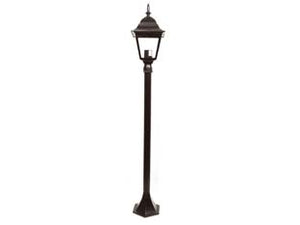 LAMPIONCINO SU PALO MODELLO NEW YORK  100w IP44 cm.120h. colore nero    SYNTESY