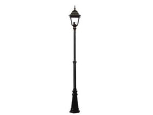 LAMPIONE SU PALO MODELLO NEW YORK  100w IP44 cm.210h. colore nero    SYNTESY