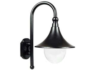 LANTERNA CON BRACCIO MODELLO PARIGI  100w IP44 mm.355x442h. colore nero    SYNTESY