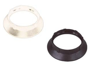 GHIERA TERMOPLASTICA PER PORTALAMPADA E14- - colore nero - 10 pezzi