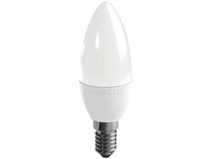 LAMPADA LED OLIVA OPALE E14- - 48w - E14 - 6500  °K fredda 470 lm - 200  ° - 8 pezzi DURACELL - MAXIMUS