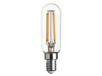 LAMPADA FILO LED TUBOLARE E14- - 4w - E14 - 2700  °K calda - 470 lm - 25x85h - 5 pezzi MAXIMUS