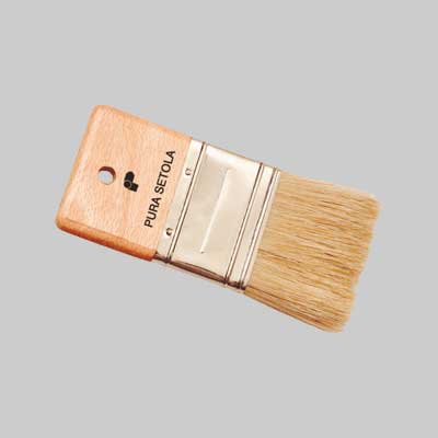 PENNELLO PIATTO 'SPALTER' 100 mm - 12 pezzi- PENNELLIFICIO PARTENOPEO