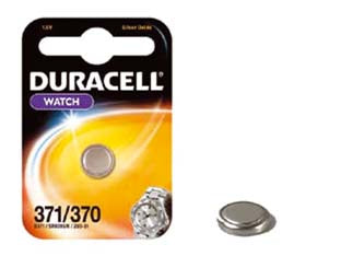 PILA SPECIALISTICA A PASTIGLIA ALL'OSSIDO D'ARGENTO (371/370) - 10 blister DURACELL