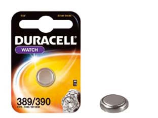 PILA SPECIALISTICA A PASTIGLIA ALL'OSSIDO D'ARGENTO (389/390) - 10 blister DURACELL