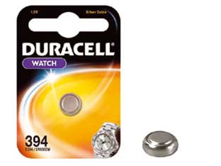 PILA SPECIALISTICA A PASTIGLIA ALL'OSSIDO D'ARGENTO (394) - 10 blister DURACELL