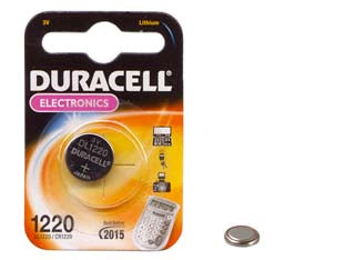 PILA SPECIALISTICA A PASTIGLIA AL LITIO (1220) - 10 blister DURACELL