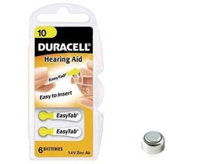 PILA SPECIALISTICA A PASTIGLIA PER APPARECCHI ACUSTICI ZINC-AIR (10) - 5 blister DURACELL