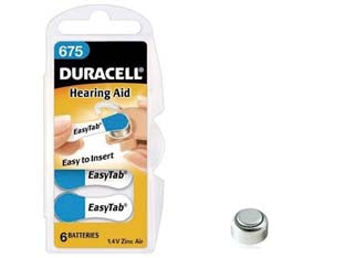 PILA SPECIALISTICA A PASTIGLIA PER APPARECCHI ACUSTICI ZINC-AIR (675) - 2 blister DURACELL