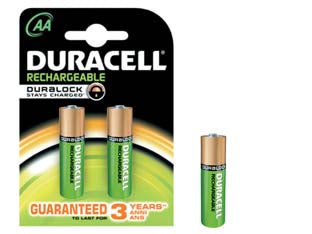 PILA RICARICABILE STILO (AA) - 2 blister DURACELL
