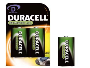 PILA RICARICABILE TORCIA (D) - 1 blister DURACELL