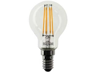 LAMPADA FILO LED SFERA ZAFIRO E14- - 6W - 4000  °K naturale - 810 lm - 45x78h - 5 blister BEGHELLI
