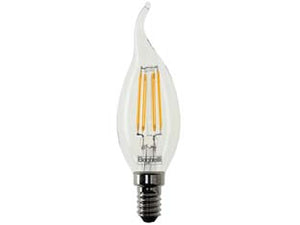 LAMPADA FILO LED COLPO DI VENTO ZAFIRO E14- - 4W- 2700  °K calda - 470 lm - mm.35x122h - 5 pezzi BEGHELLI