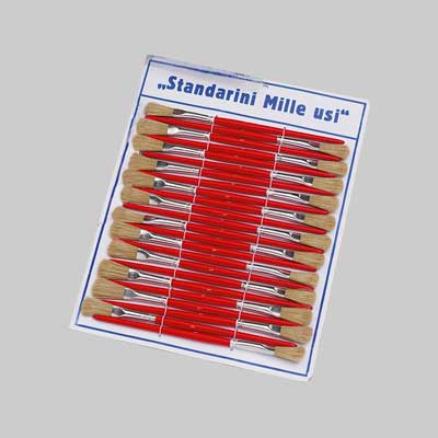 PENNELLI STANDARINI SU CARTELLA n° 2 - 24 pezzi - PENNELLIFICIO PARTENOPEO