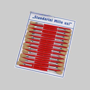 PENNELLI STANDARINI SU CARTELLA n° 3 - 24 pezzi - PENNELLIFICIO PARTENOPEO