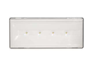 LAMPADA EMERGENZA LED DA PARETE E DA INCASSO STILE +  11w  4000  °K naturale  mm.119x280x46h    BEGHELLI