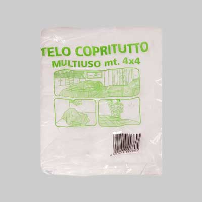 TELO COPRITUTTO PESANTE 4x4 mt - 90 pezzi