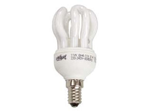 LAMPADA ELETTRONICA COMPATTA E14  11w  E14   2700  °K calda    SYNTESY