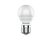 LAMPADA LED SFERA OPALE E27- - 4.9w - E27 - 2700  °K calda - 470 lm - cl. en.F - 10 pezzi SYNTESY