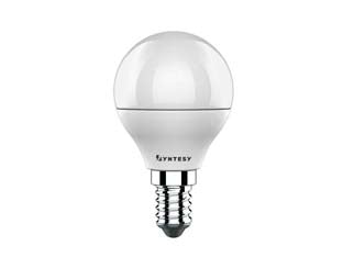 LAMPADA LED SFERA OPALE E14- - 49w - E14 - 2700  °K calda - 470 lm - cl. en.F - 10 pezzi SYNTESY