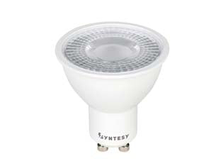 LAMPADA LED GU10- - 4w - GU10 - 3000  °K calda - 345 lm - cl. en.F - 10 pezzi SYNTESY